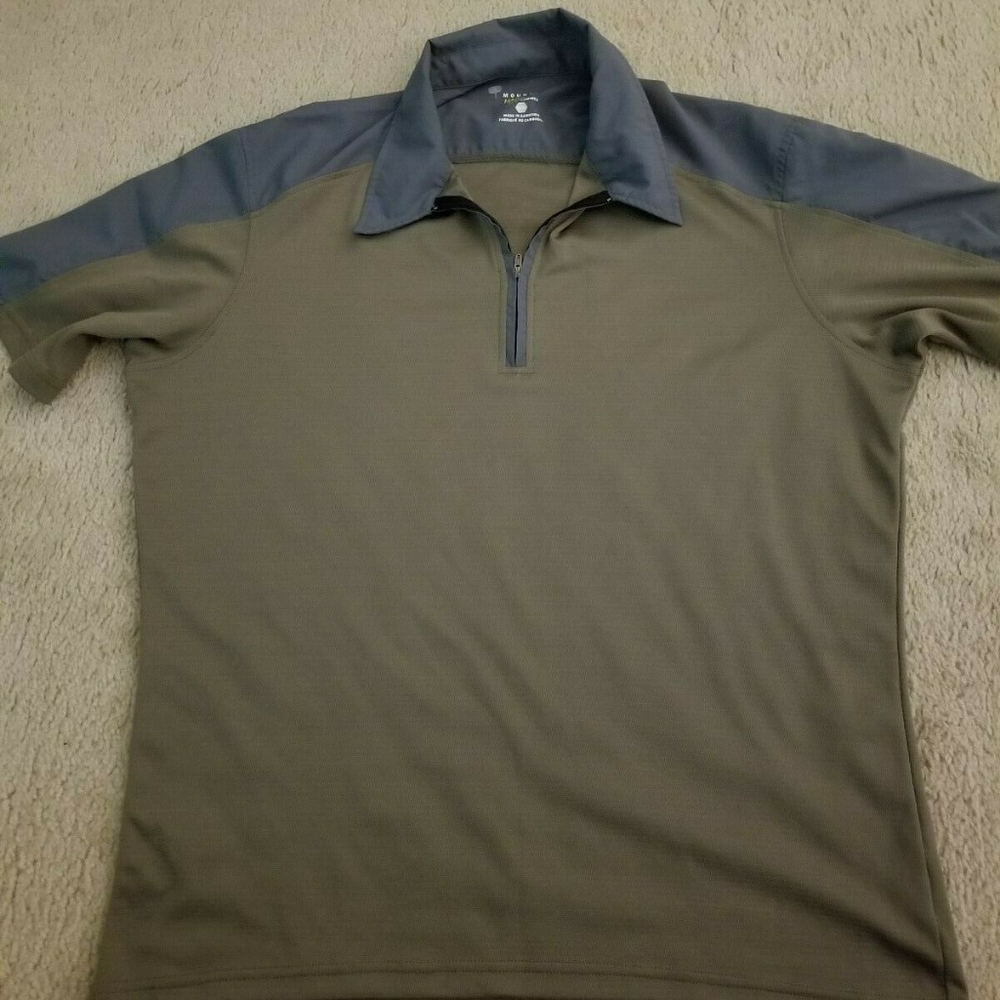 Mountain Hardwear 1/2 Zip Polo Shirt Size Large